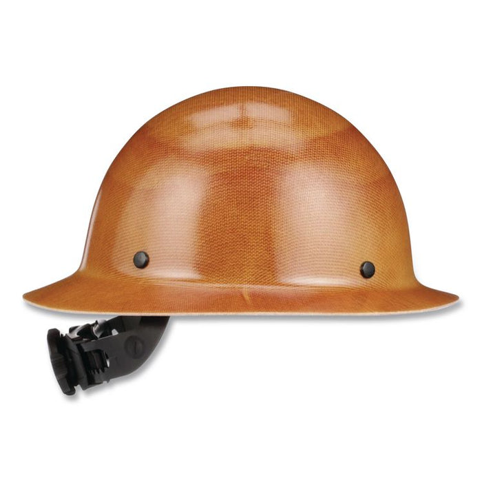 Skullgard Protective Hard Hats, Full Brim, Fas-Trac III Ratchet Suspension, One Size Fits Most (6.5 to 8), Natural Tan