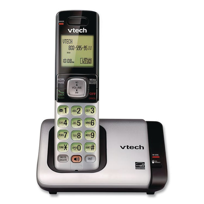 CS5129-2 Two-Handset Cordless Telephone System, Silver/Black