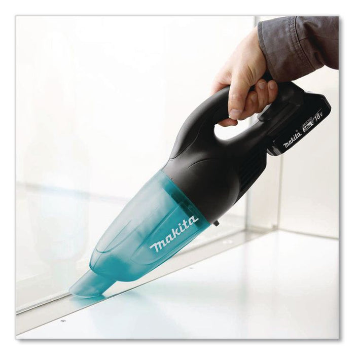 LXT 18 V Compact Cordless Vacuum Kit (Reconditioned), Black/Teal/White