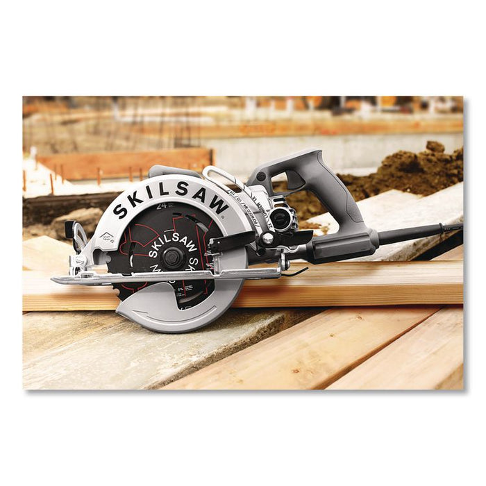 7-1/4 in Aluminum Worm Drive Circular Saw with Carbide Blade, 15 A