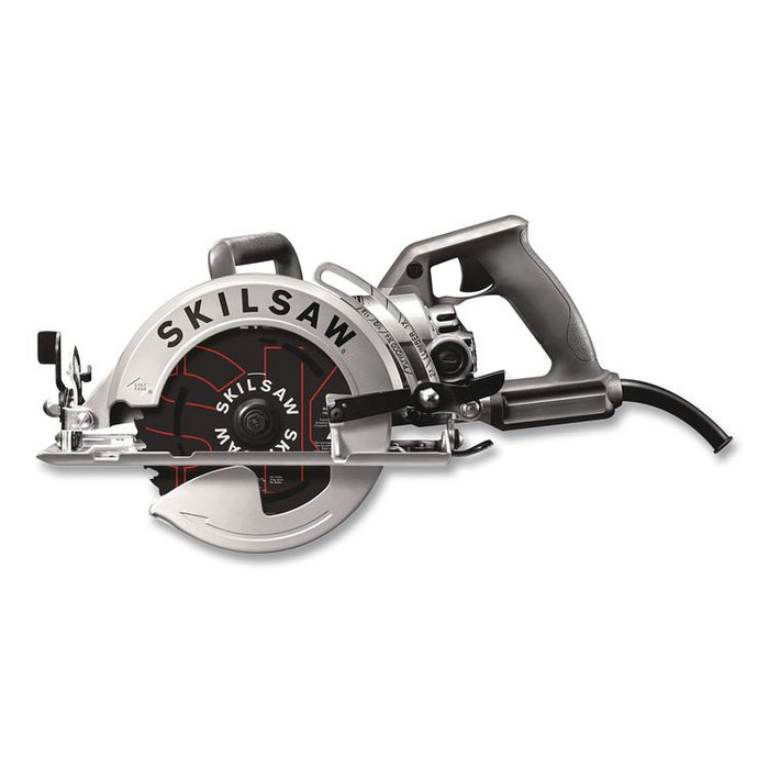 7-1/4 in Aluminum Worm Drive Circular Saw with Carbide Blade, 15 A