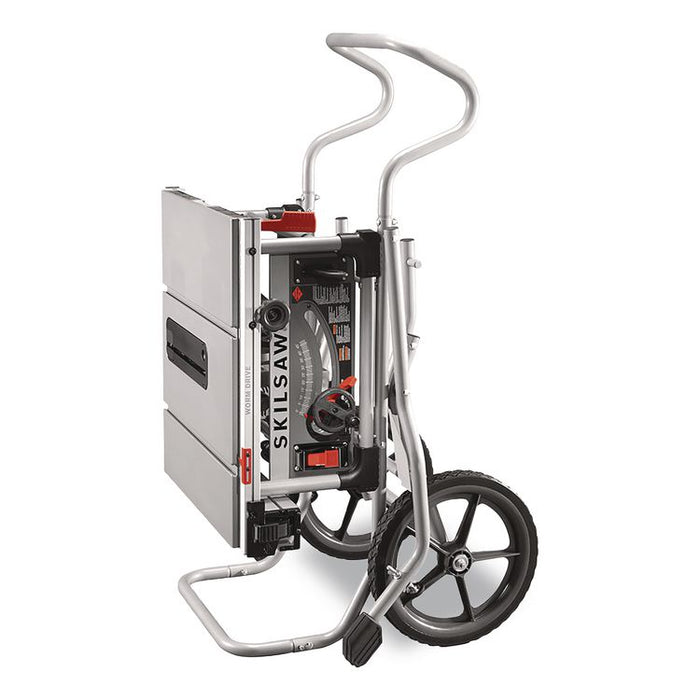 10" Heavy-Duty Worm Drive Table Saw with Stand, 10" Blade, 5,000 RPM, 15 A
