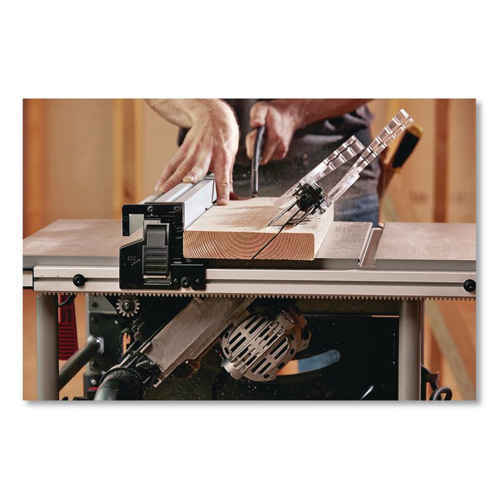 10" Heavy-Duty Worm Drive Table Saw with Stand, 10" Blade, 5,000 RPM, 15 A