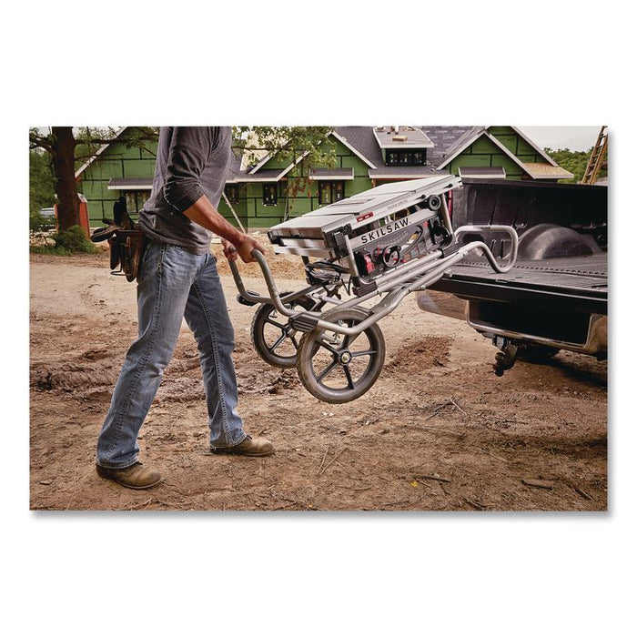 10" Heavy-Duty Worm Drive Table Saw with Stand, 10" Blade, 5,000 RPM, 15 A