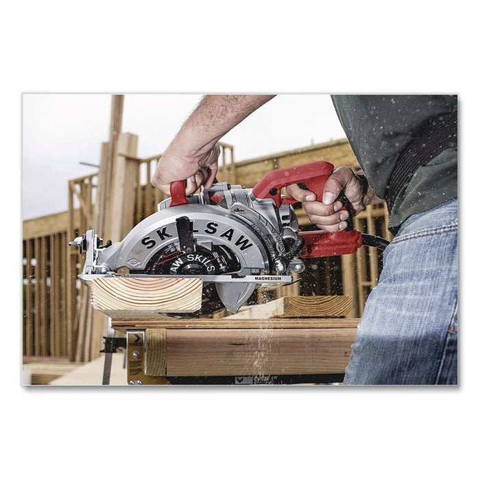 7-1/4 in. Lightweight Magnesium Worm Drive Circular Saw with Carbide Blade, 15 A
