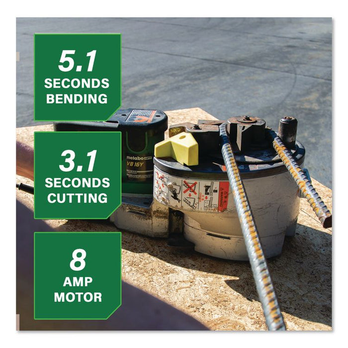 8 Amp Variable Speed Portable Rebar Cutter and Bender