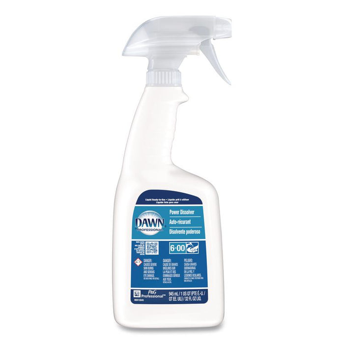 Liquid Ready-To-Use Grease Fighting Power Dissolver Spray, Fresh Scent, 32 oz Bottles, 6 Bottles and 2 Trigger Sprayers/CT