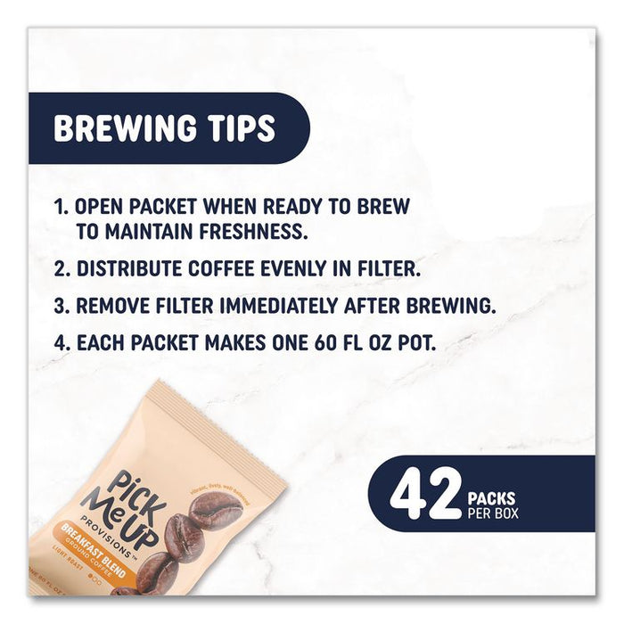 Fraction Pack, Breakfast Blend, 1.75 oz Packet, 42/Carton