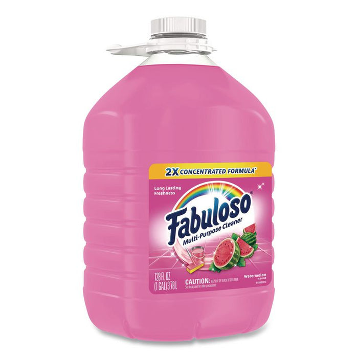 Multi-Use Cleaner, Watermelon Scent, 128 oz Bottle, 4/Carton