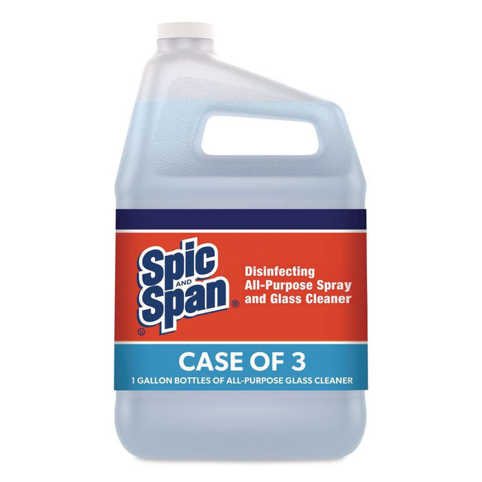 Disinfecting All-Purpose Spray and Glass Cleaner, Fresh Scent, 1 gal Bottle, 3/Carton