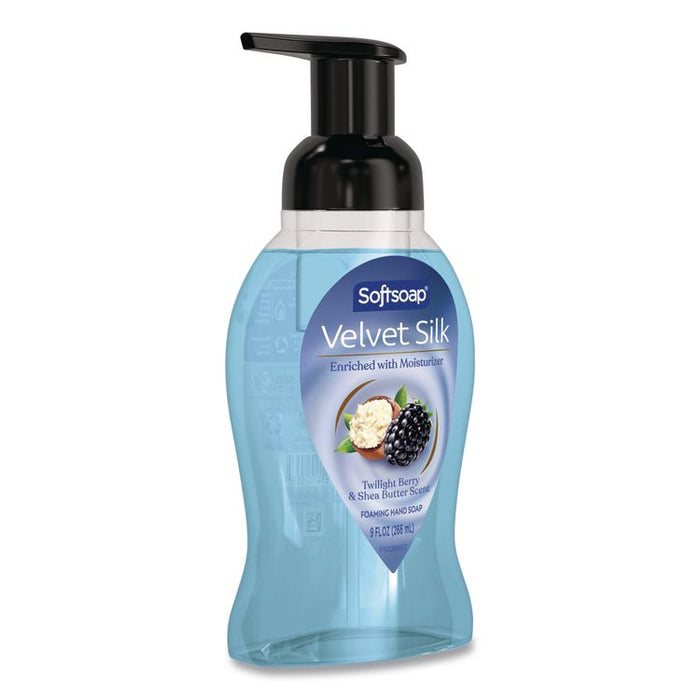 Velvet Silk Foaming Liquid Hand Soap, Twilight Berry and Shea Butter, 9 oz, 6/Carton