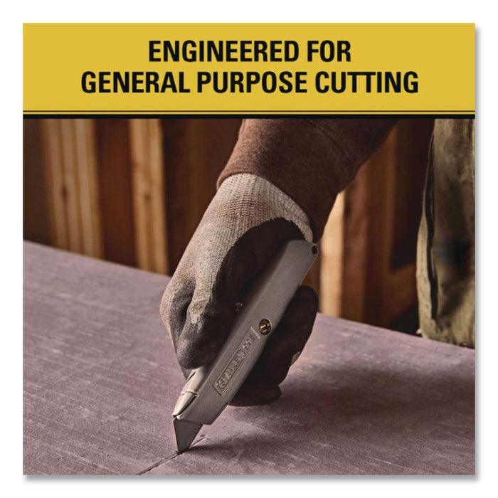 Wall Mount Utility Knife Blade Dispenser with Blades, 100/Pack