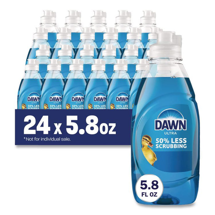Ultra Original Liquid Dishwashing Detergent, Unscented, 5.8 oz Bottle, 24/Carton