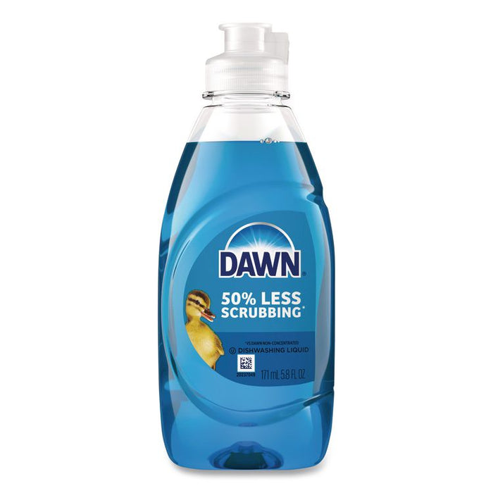 Ultra Original Liquid Dishwashing Detergent, Unscented, 5.8 oz Bottle, 24/Carton