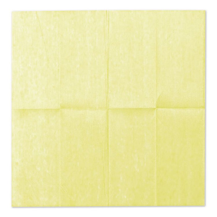 Masslinn Dust Cloths, 1-Ply, 24 x 24, Unscented, Yellow, 30/Bag, 5 Bags/Carton
