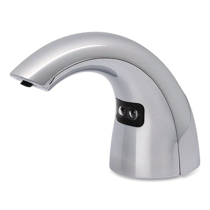 CX10 Counter Mount Soap Dispenser with Metal Spout Fixture, 2,000 mL, 2.28 x 5.82 x 4.04, Chrome
