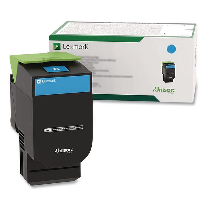 70C1HC0 Return Program High-Yield Toner, 3,000 Page-Yield, Cyan