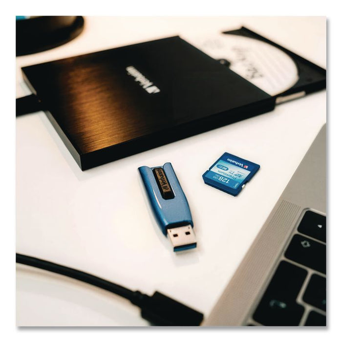 V3 Max USB 3.0 Flash Drive, 256 GB, Blue