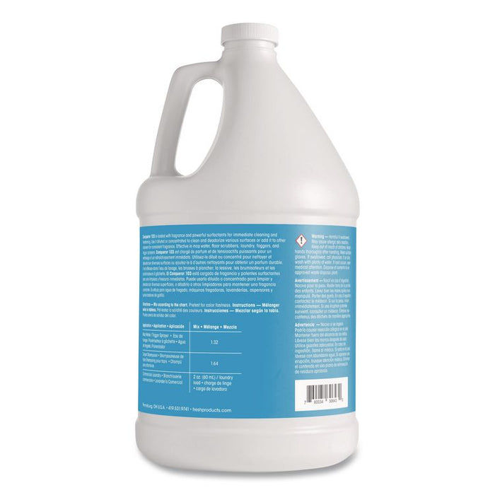 Conqueror 103 Odor Counteractant Concentrate, Green Apple, 1 gal Bottle, 4/Carton