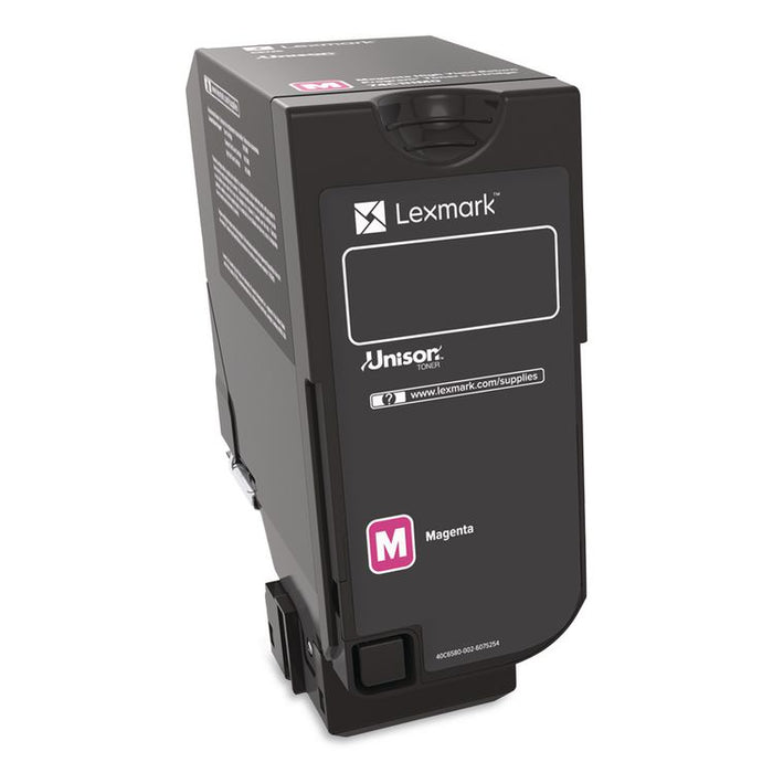74C0HMG High-Yield Toner, 12,000 Page-Yield, Magenta