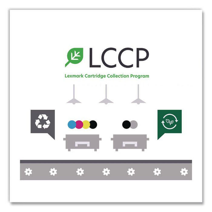 C746A1CG Return Program Toner, 7,000 Page-Yield, Cyan