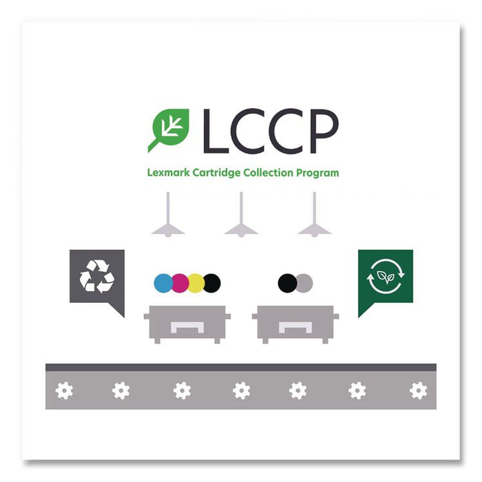 C746H4KG Return Program High-Yield Toner, 12,000 Page-Yield, Black, TAA Compliant
