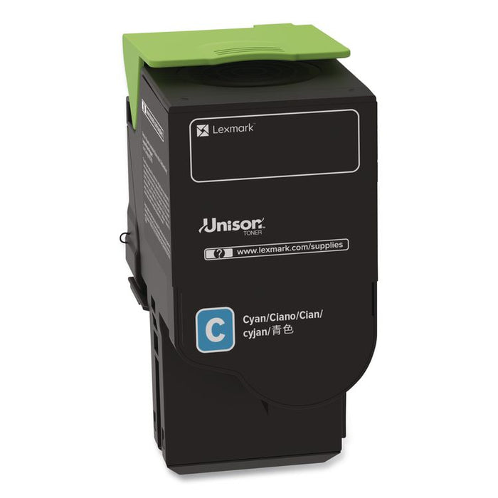 78C1UC0 Return Program Toner, 7,000 Page-Yield, Cyan