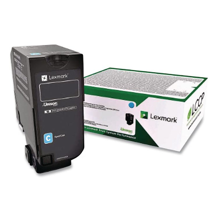 84C1HC0 Return Program Unison High-Yield Toner, 16,000 Page-Yield, Cyan
