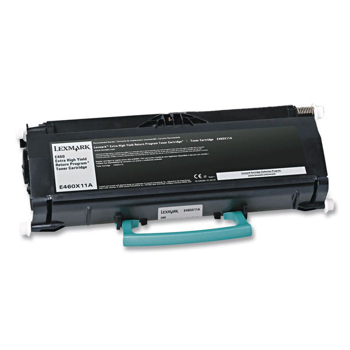 E460X11A Return Program Extra High-Yield Toner, 15,000 Page-Yield, Black