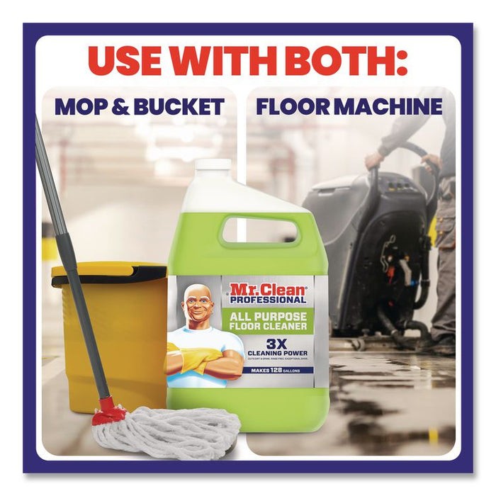 Finished Floor Cleaner, Lemon Scent, 1 gal Bottle, 3/Carton