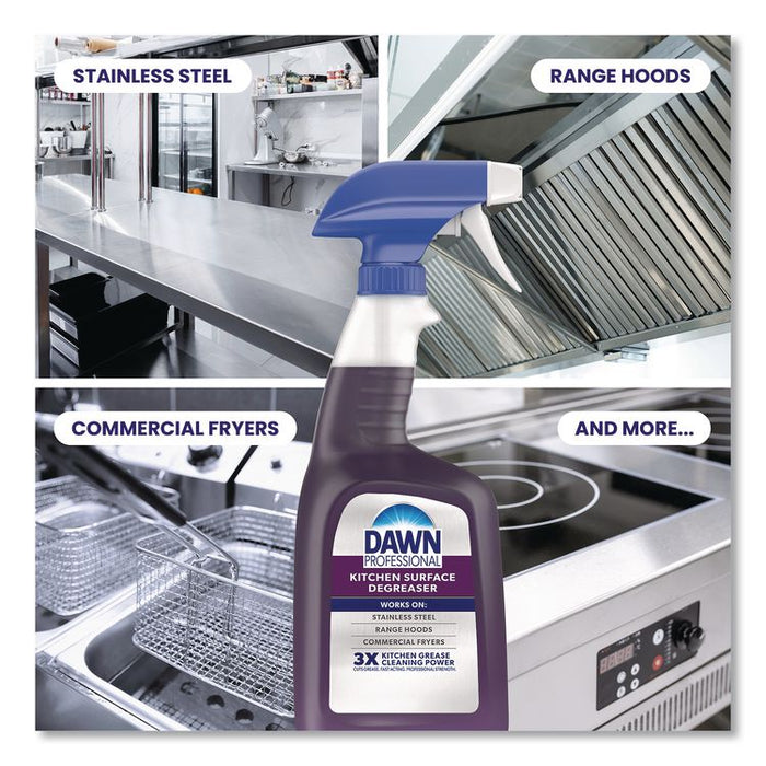 Kitchen Surface Degreaser, 32 oz Spray Bottle, 6/Carton