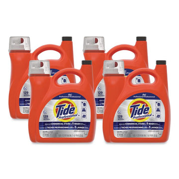 Tide Liquid Laundry Detergent - For Laundry, Commercial, Food Service, Hospitality, Healthcare, Residential, Home, Business - Liquid - 170 fl oz (5.3 quart) - BPA-free, PVC Free - Orange - 1 Bottle