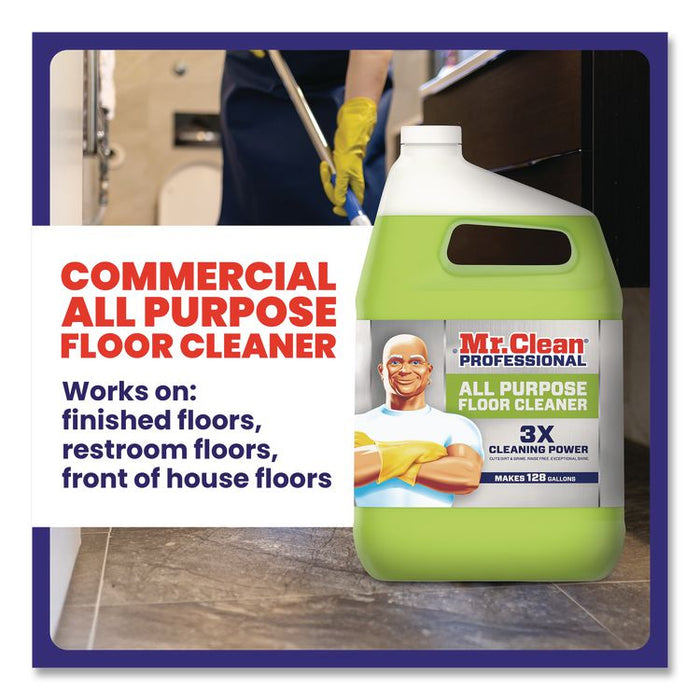Finished Floor Cleaner, Lemon Scent, 1 gal Bottle, 3/Carton