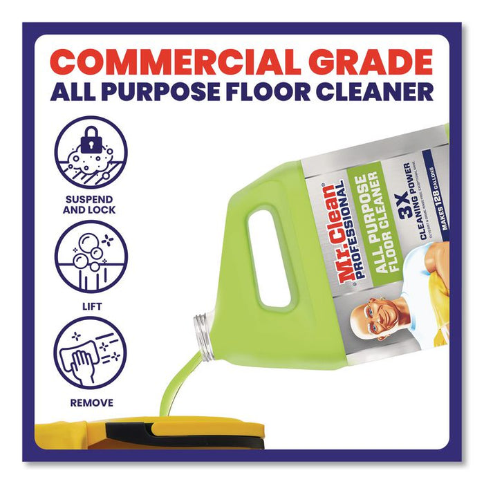 Finished Floor Cleaner, Lemon Scent, 1 gal Bottle, 3/Carton