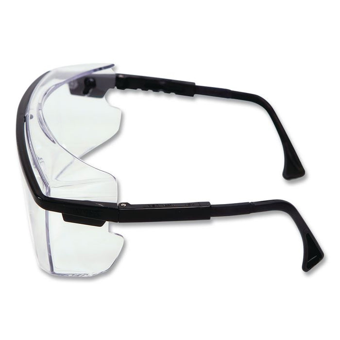 Astrospec OTG 3001 Eyewear S2500C, Black Half Frame OTG, Clear Single Lens