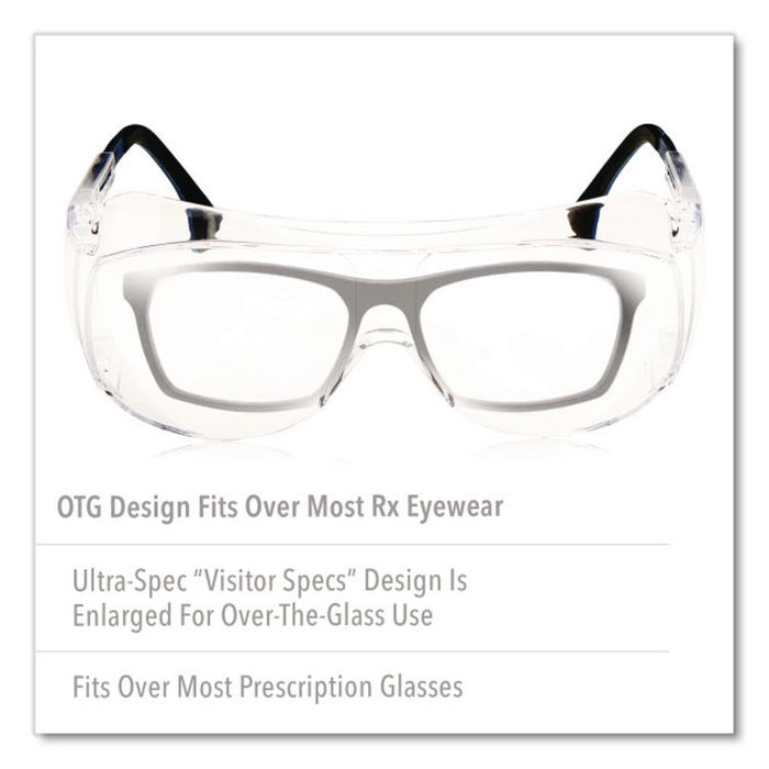 Ultra-spec 2001 OTG Eyewear S0112, Frameless OTG, Clear Single Lens