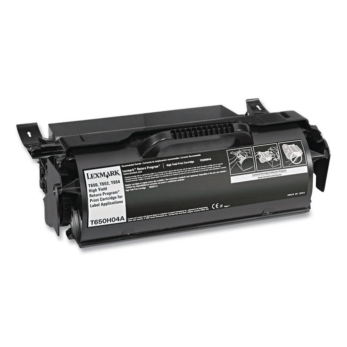 T650H04A Return Program High-Yield Toner, 25,000 Page-Yield, Black