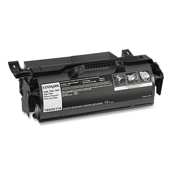 T650H11A Return Program High-Yield Toner, 25,000 Page-Yield, Black