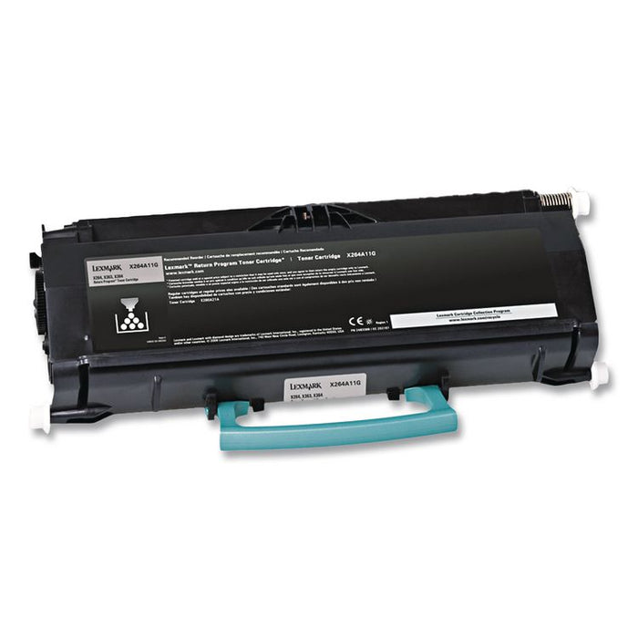 X264A11G Return Program Toner, 3,500 Page-Yield, Black