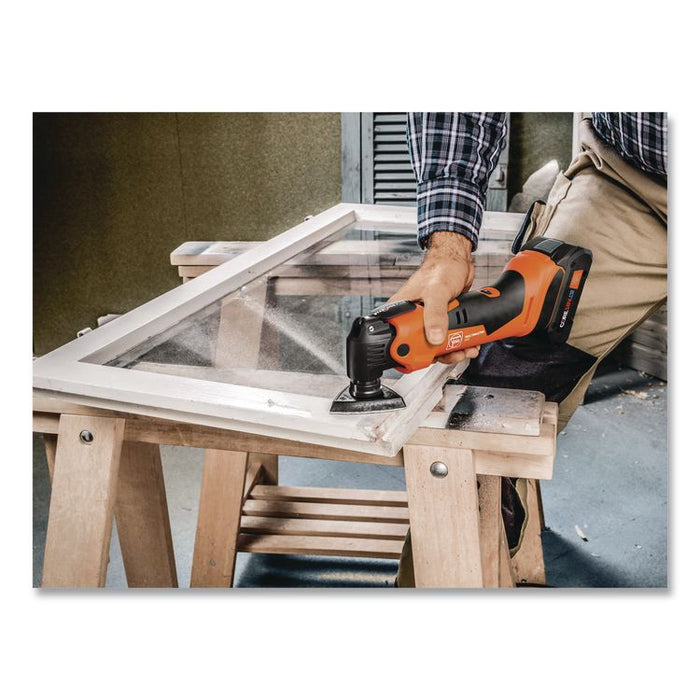 MULTIMASTER AMM 500 AS 2 Ah Cordless Oscillating Multi-Tool Kit, Variable Speed, with 12 Pieces