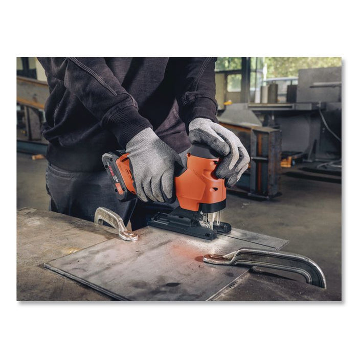 18V F-IRON Jig 26 AS Lithium-Ion Cordless Jigsaw Kit for Metal/Wood with 2 Batteries (4 Ah), 700 to 3,000 spm