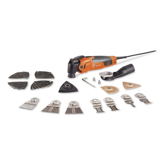 MultiMaster MM 500 Plus Corded Oscillating Multitool with L-Boxx and Accessory Set, Variable Speeds