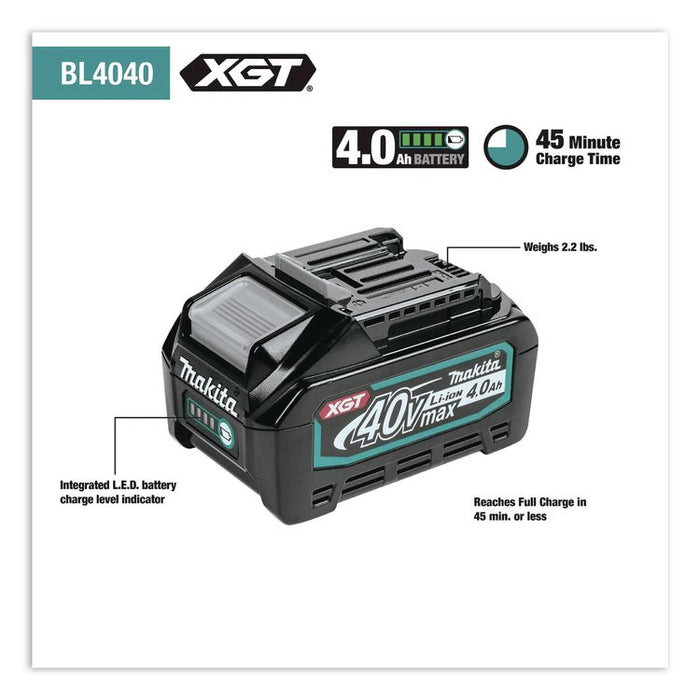 40V MAX XGT 4 Ah Lithium-Ion Battery, 2/Pack
