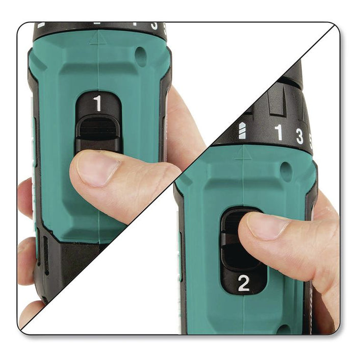 FD09R1 12V MAX CXT Lithium-Ion 3/8" Cordless Drill Driver Kit with Two Batteries (2 Ah), (Reconditioned)
