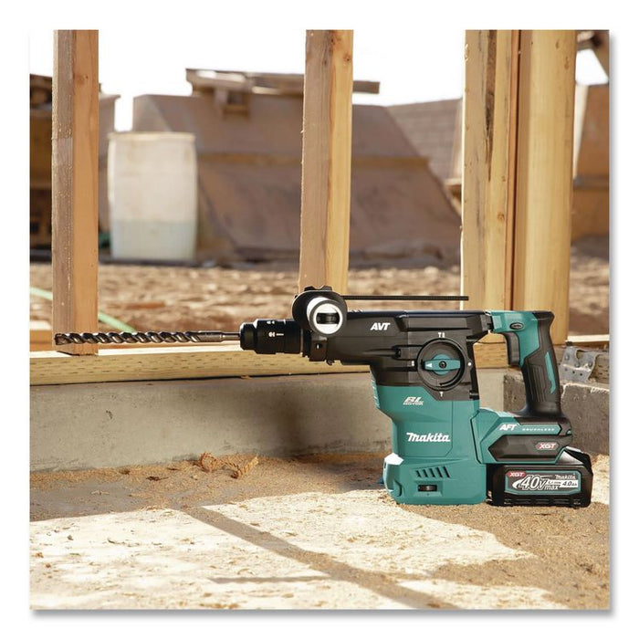 40V Max XGT Brushless Lithium-Ion 1 3/16" Cordless AVT AWS Rotary Hammer Drill Kit (4 Ah)