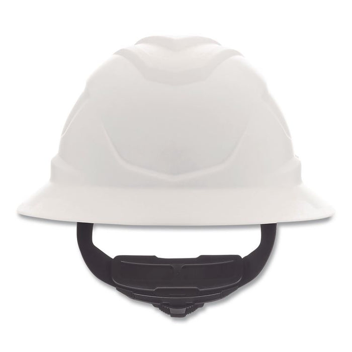 V-Gard Hard Hats, Full Brim, C1 Fas-Trac III Swing Ratchet Suspension, One Size Fits Most (6.5 to 8), White