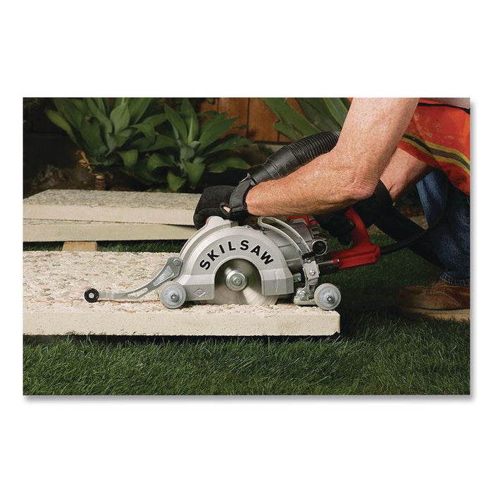 MEDUSAW Worm Drive Concrete Saw, 7" Blade, 5,100 RPM, 15 Amps