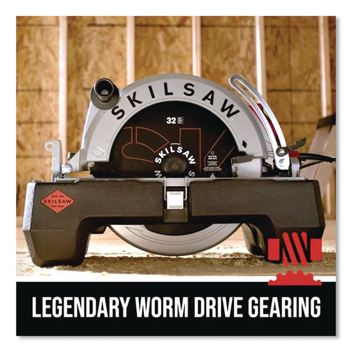 16 5/16" Magnesium SUPER SAWSQUATCH Worm Drive Saw, 16 5/16" Blade, 2,500 RPM, 15 Amps