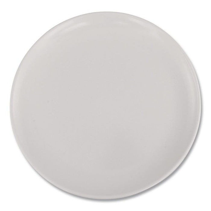 Epicure Melamine Dinner Plate, 8" dia, White, 48/Carton