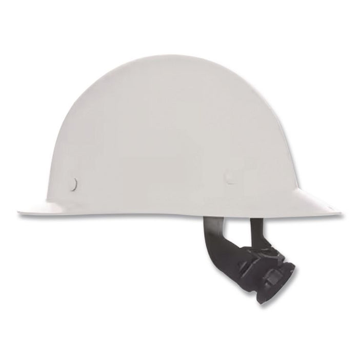 Skullgard Protective Hard Hats, Full Brim, Fas-Trac III Ratchet Suspension, One Size Fits Most (6.5 to 8), White